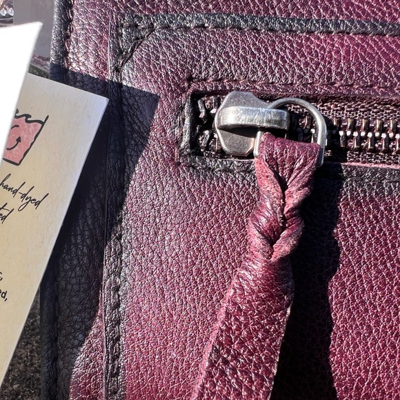 NWT Free People We The free Emerson BlackBerry Leather Wallet - Picture 9 of 12